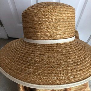 Basic Straw Hat With White Band